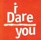 I Dare You words on a red background